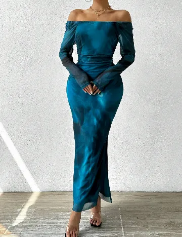 Rochie lunga SHEIN, albastru