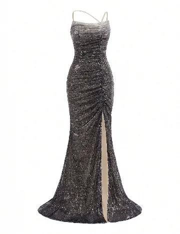 Rochie lunga SHEIN, gri