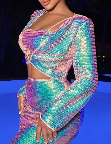 Bolero SHEIN, roz