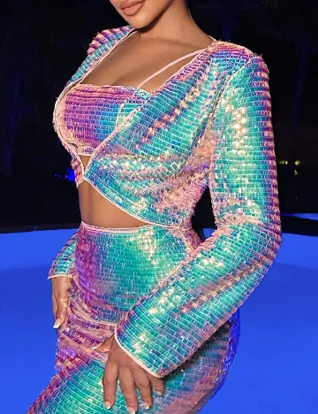 Bolero SHEIN, roz