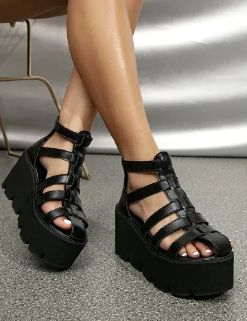 Sandale SHEIN, negru