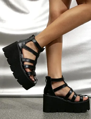 Sandale SHEIN, negru