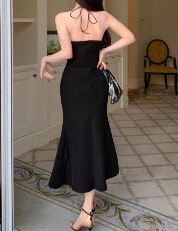 Rochie medie Dazy, negru