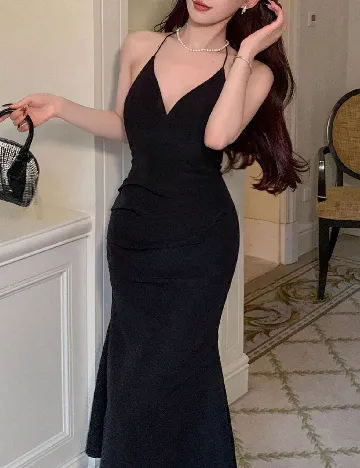 Rochie medie Dazy, negru