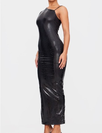Rochie lunga PRETTYLITTLETHING, negru