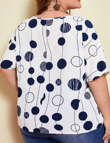 Bluza Emery Rose Curve, alb