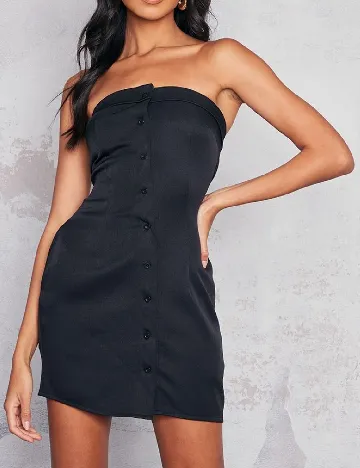 Rochie scurta PRETTYLITTLETHING, negru