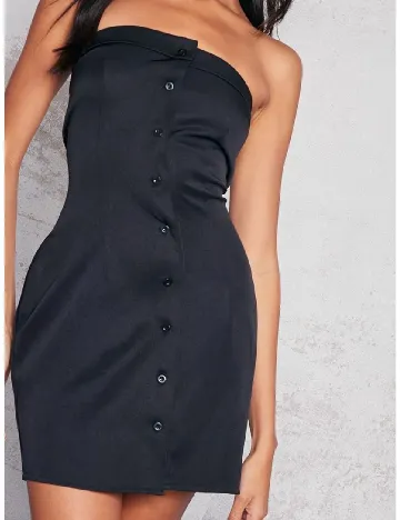 Rochie scurta PRETTYLITTLETHING, negru