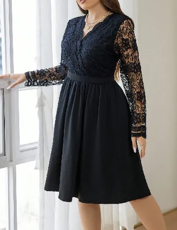 Rochie scurta SHEIN CURVE, negru