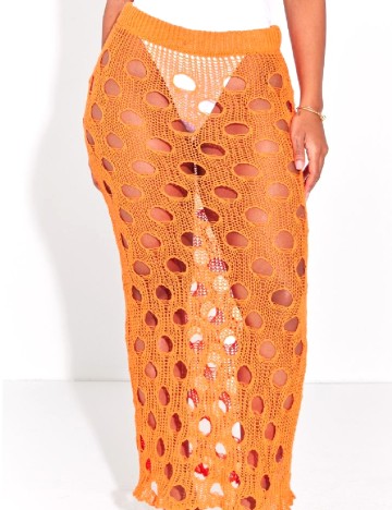 Fusta de plaja PRETTYLITTLETHING, portocaliu