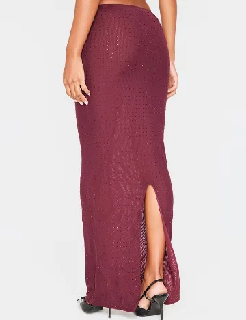 Fusta PRETTYLITTLETHING, visiniu