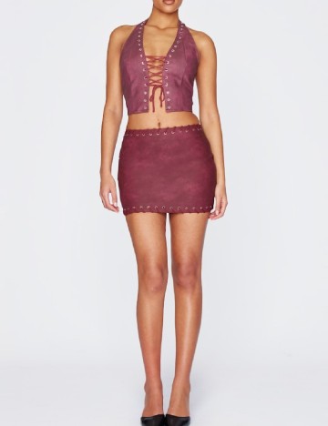 Fusta PRETTYLITTLETHING, visiniu