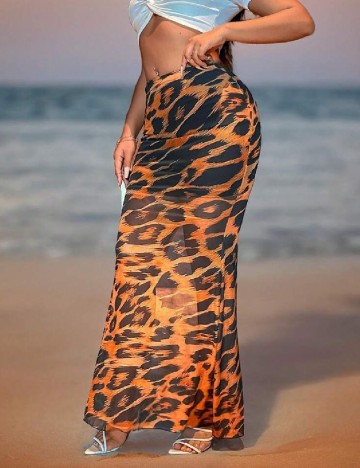 Fusta SHEIN, animal print