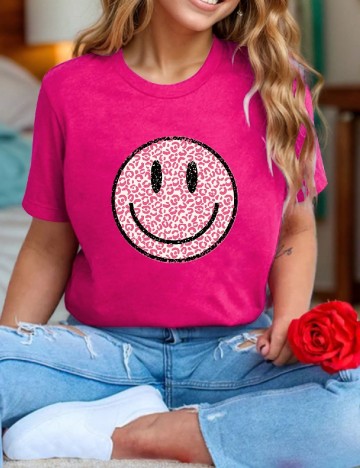 Tricou SHEIN CURVE, roz