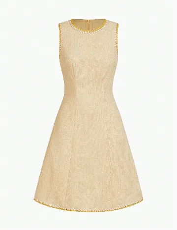 Rochie scurta MOTF, galben