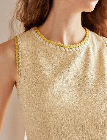 Rochie scurta MOTF, galben
