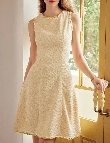 Rochie scurta MOTF, galben