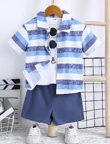 Compleu Shein Kids, albastru