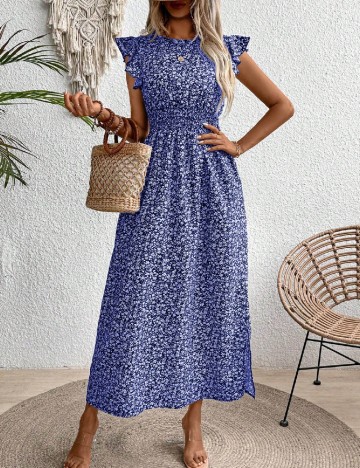 Rochie lunga SHEIN, albastru