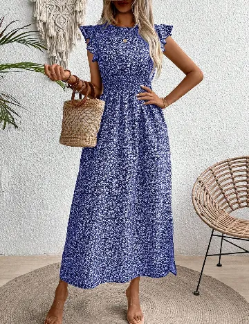 Rochie lunga SHEIN, albastru