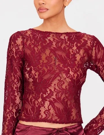 Bluza PRETTYLITTLETHING, visiniu