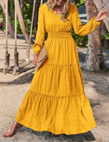 Rochie lunga SHEIN, galben