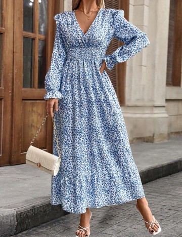 Rochie lunga SHEIN, albastru