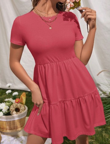 Rochie scurta SHEIN, roz