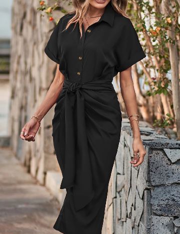 Rochie medie SHEIN, negru