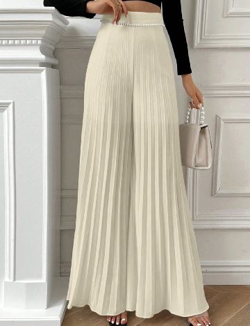 Pantaloni SHEIN, crem