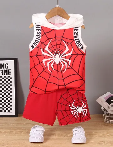 Compleu Shein Kids, rosu