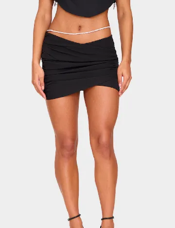 Fusta PRETTYLITTLETHING, negru