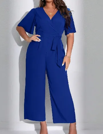 Salopeta SHEIN CURVE, bleumarin