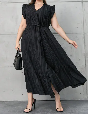 Rochie lunga SHEIN CURVE, negru