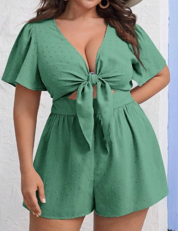 Salopeta SHEIN CURVE, verde