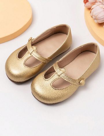 Pantofi Shein Kids, auriu