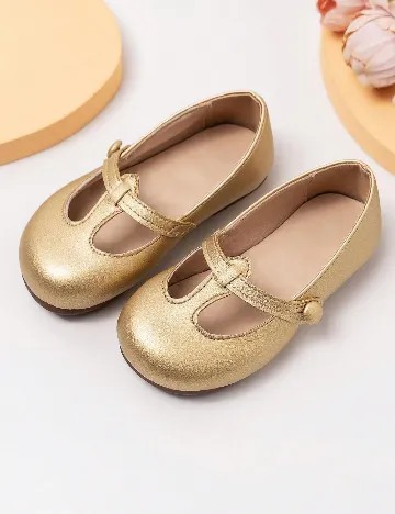 Pantofi Shein Kids, auriu