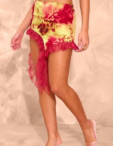 Fusta PRETTYLITTLETHING, floral print