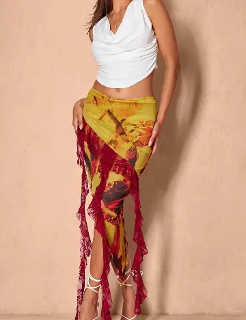 Fusta PRETTYLITTLETHING, mix culori