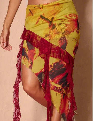 Fusta PRETTYLITTLETHING, mix culori