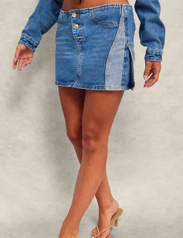 Fusta PRETTYLITTLETHING, albastru