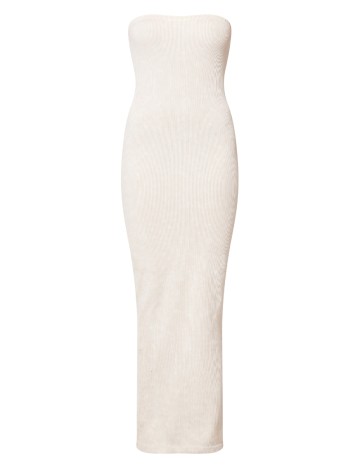 Rochie lunga PRETTYLITTLETHING, crem