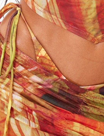 Fusta de plaja PRETTYLITTLETHING, mix culori