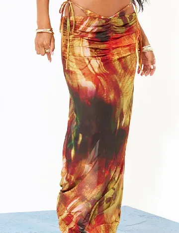 Fusta de plaja PRETTYLITTLETHING, mix culori