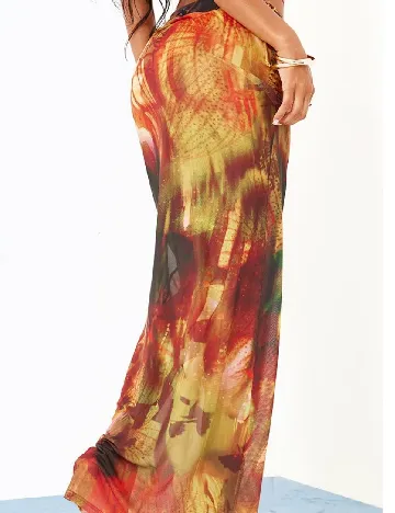 Fusta de plaja PRETTYLITTLETHING, mix culori