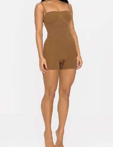 Salopeta modelatoare PRETTYLITTLETHING, maro