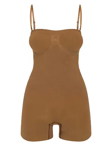 Salopeta modelatoare PRETTYLITTLETHING, maro