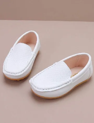 Mocasini Shein Kids, alb