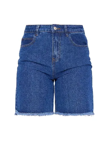 Pantaloni scurti PRETTYLITTLETHING, albastru