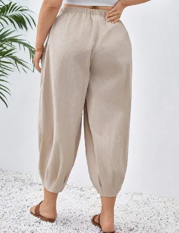Pantaloni SHEIN CURVE, crem